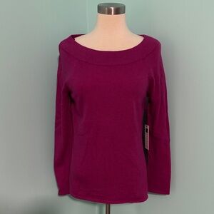 Carole Little Fuchsia Knit Top